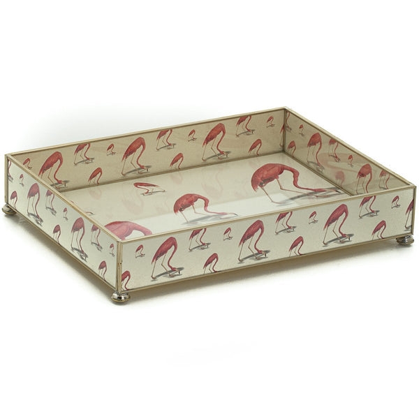 Flamingo vanity tray