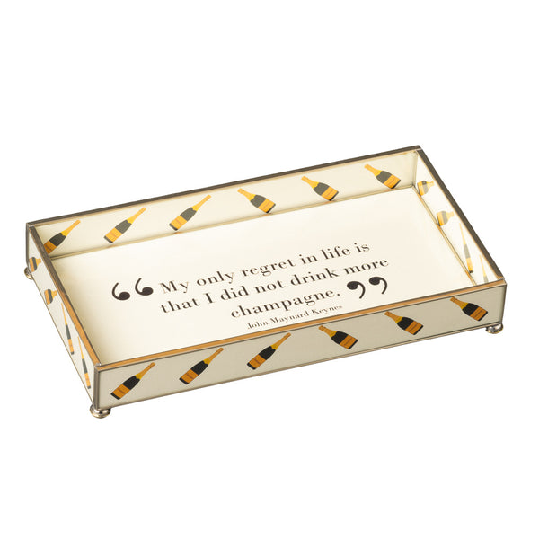 My Only Regret Quote 6x12 Tray