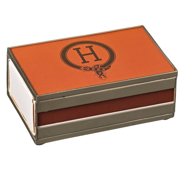 H Matchbox Cover
