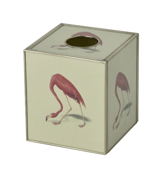 Flamingo tissue box